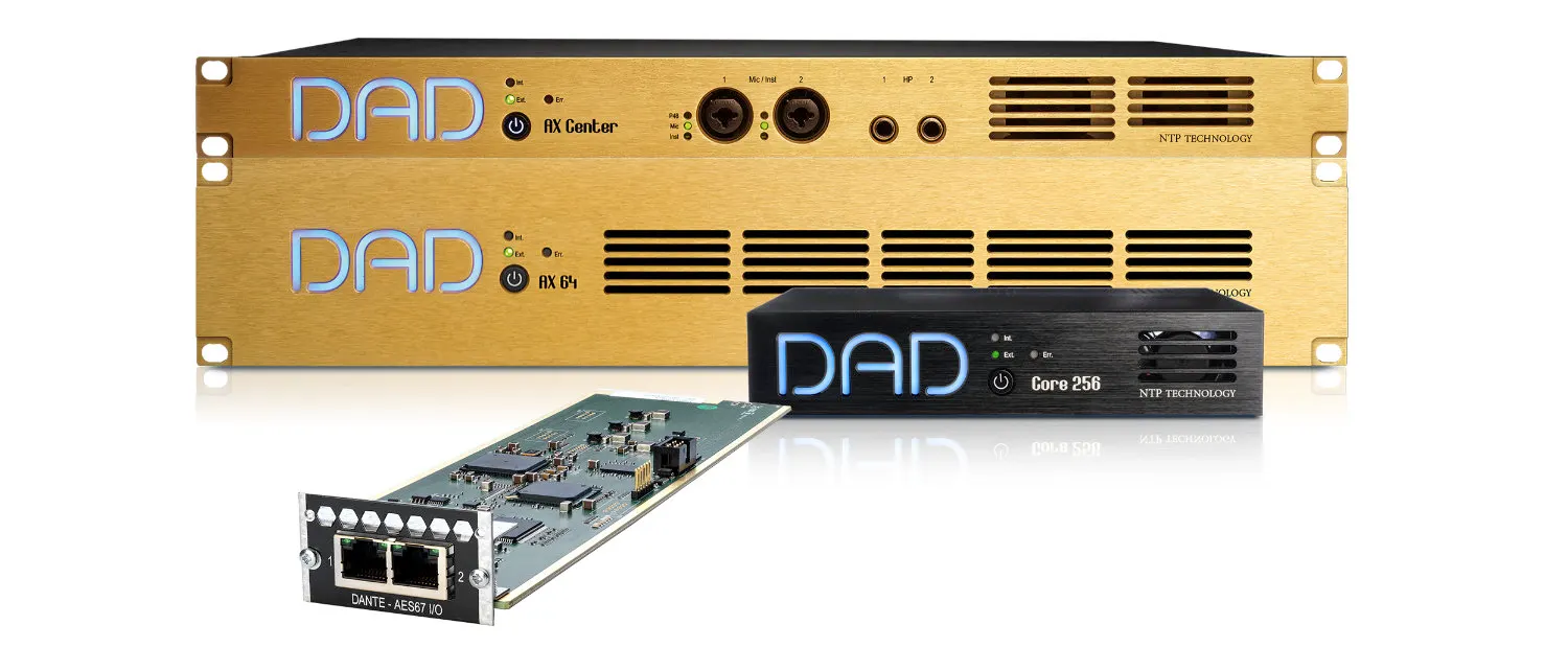 DAD anuncia la adaptación de la nueva versión de firmware Dante 4.2.7 para su tarjeta Dante SRC de 128 canales y los…