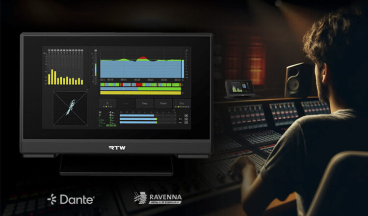 RTW lanza TouchMonitor 5 monitoreo compacto para audio en red con opciones Dante y Ravenna